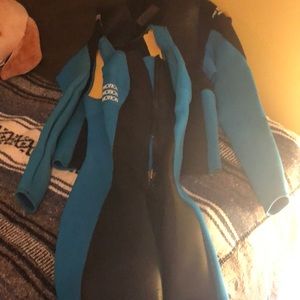 Top and bottom women’s wetsuit